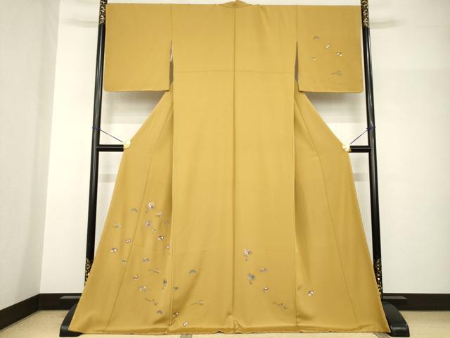 平和屋着物●訪問着 総刺繍 宝尽くし 上代28万 ロング丈 正絹 逸品 AABH9577ck