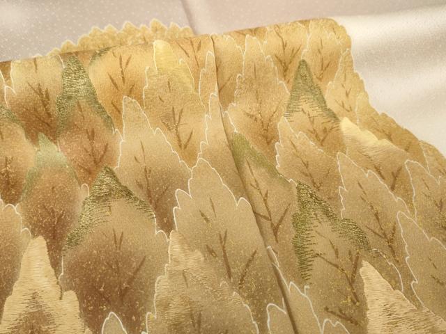 平和屋着物●豪華色留袖 遠山樹林文 暈し染め 金彩 正絹 逸品 AABH9580ck