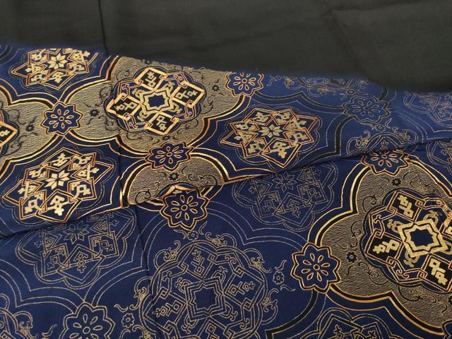 平和屋着物●創業460年・千總 黒留袖 駒刺繍 飾花文 金彩 高島屋扱い 正絹 逸品 AABH9596ck