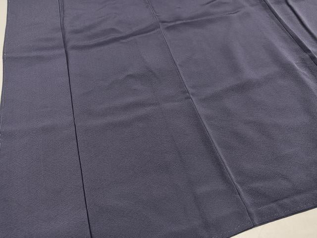 平和屋着物●上質な色無地 紫鼠色 正絹 逸品 AABH9610ph