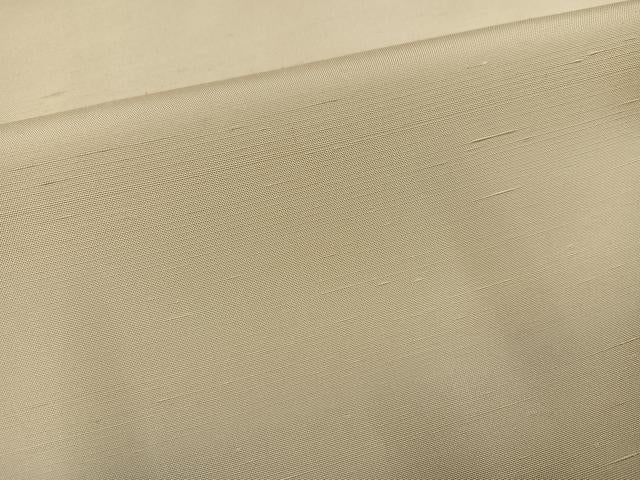 平和屋着物●上質な紬 色無地 砥粉色 正絹 逸品 AABH9625ph