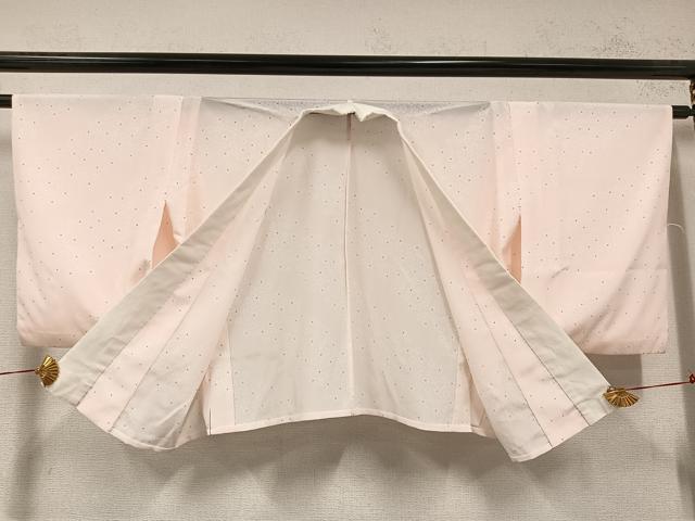 平和屋着物●長襦袢 無双仕立て 二部式 桜 正絹 逸品 AABH9640ph