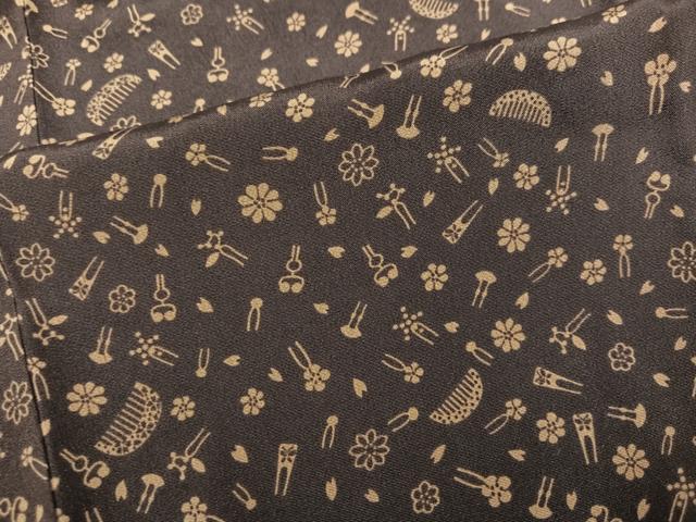 平和屋着物●長襦袢 無双仕立て 櫛 簪 やまと誂製 正絹 逸品 未使用 AABH9686ph