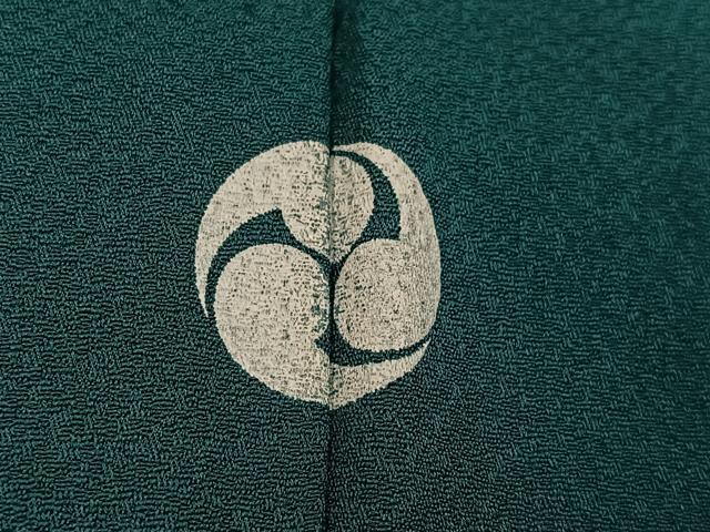 平和屋着物●上質な色無地 草木染 花地紋 天鵞絨色 正絹 逸品 AABH9697ph