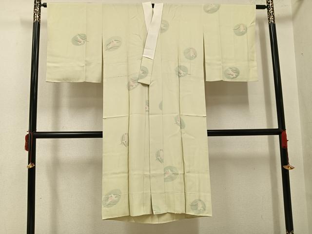 平和屋着物●長襦袢 無双仕立て 芝兎 正絹 逸品 AABH9702ph