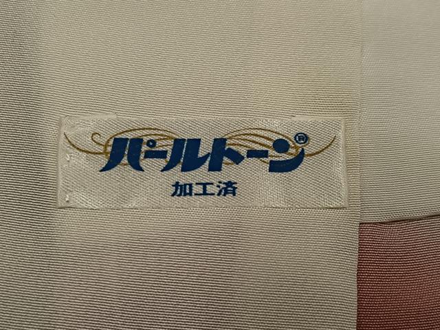 平和屋着物●二代目更甚 江戸更紗 小紋 更紗文 鬼しぼ縮緬 正絹 逸品 AABH9718ph