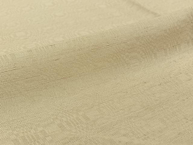 平和屋着物▽上質な紬 単衣 霞文 正絹 逸品 AABH9792jh