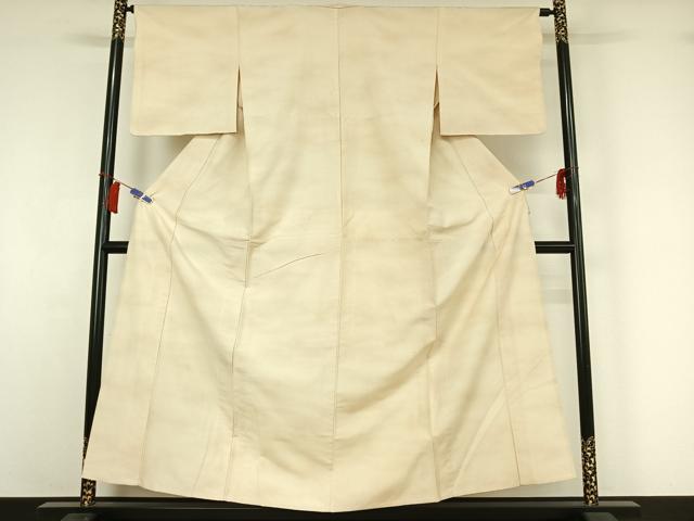 平和屋着物▽上質な紬 単衣 霞文 正絹 逸品 AABH9793jh