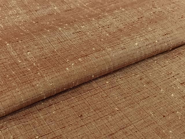 平和屋着物▽上質な紬 単衣 霞文 正絹 逸品 AABH9815jh