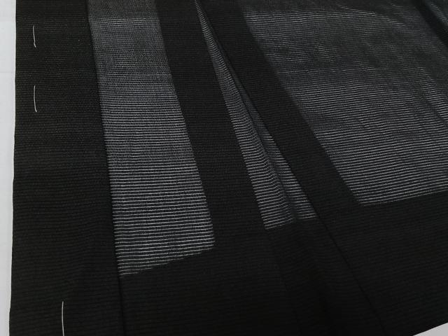 平和屋着物▽男性 羽織 スリーシーズン 春夏秋 塵除け 暗黒色 正絹 逸品 AABH9818jh
