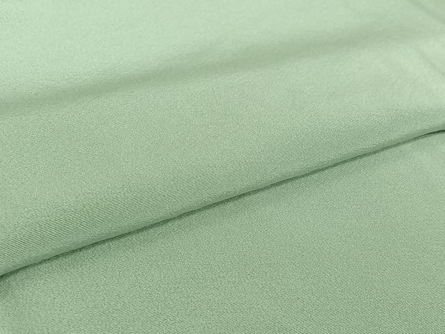 平和屋着物▽上質な色無地 単衣 白緑色 正絹 逸品 AABH9829jh