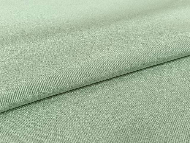 平和屋着物▽上質な色無地 単衣 白緑色 正絹 逸品 AABH9830jh