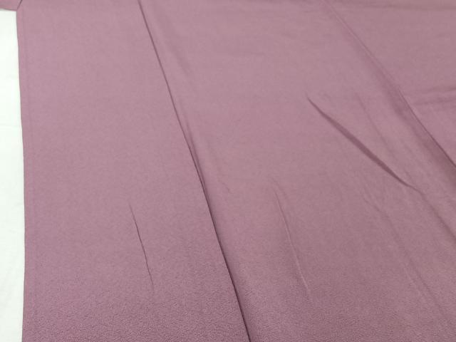 平和屋着物▽上質な色無地 単衣 浅紫色 正絹 逸品 AABH9833jh
