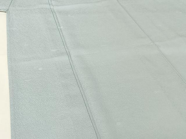 平和屋着物▽色無地 単衣 松竹梅地紋 白藍色 洗える着物 AABH9869jh