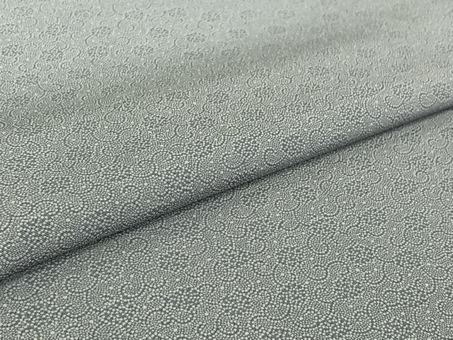 平和屋着物▽江戸小紋 単衣 花唐草文 正絹 逸品 AABH9888jh