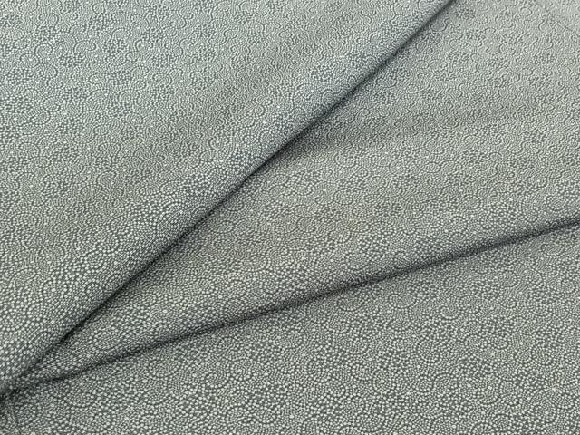 平和屋着物▽江戸小紋 単衣 花唐草文 正絹 逸品 AABH9888jh