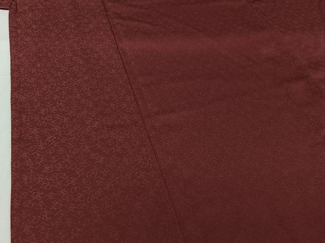 平和屋着物▽男性 色無地 単衣 文字地紋 長春色 洗える着物 AABH9902jh