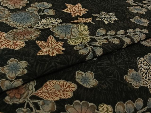 平和屋着物▽小紋 単衣 辻が花 洗える着物 AABH9910jh