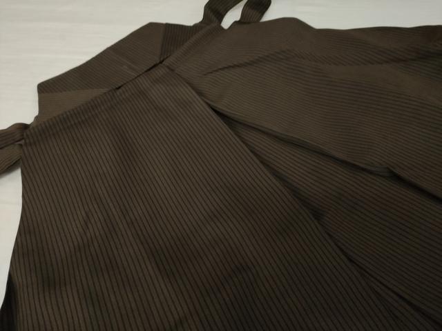 平和屋着物●男性 馬乗り袴 縞 正絹 逸品 AABH9932ck