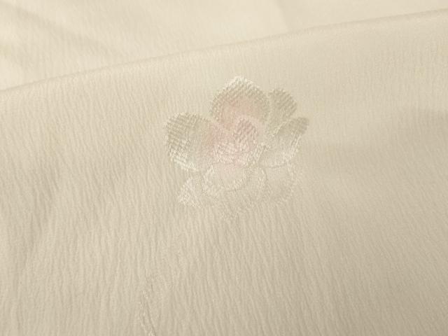平和屋着物●長襦袢 袷 舞花地紋 暈し染め 半衿刺繍 正絹 逸品 AABH9943ck