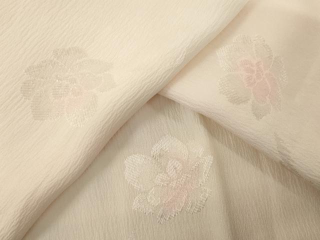 平和屋着物●長襦袢 袷 舞花地紋 暈し染め 半衿刺繍 正絹 逸品 AABH9943ck