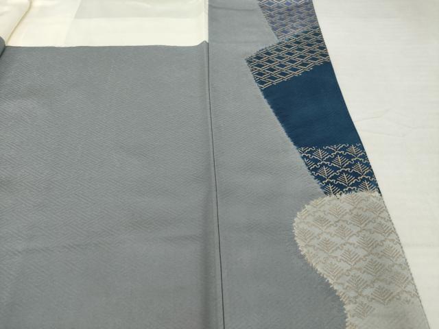 平和屋着物●訪問着 絞り 刺繍 宝尽くし 金彩 正絹 逸品 AABH9951ck
