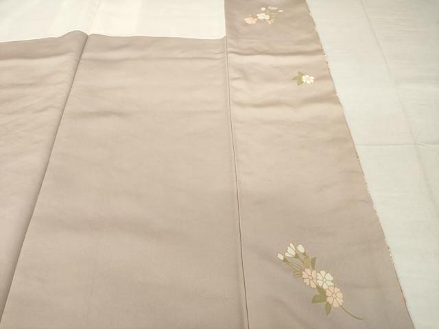 平和屋着物●訪問着 総刺繍 中国三大刺繍 汕頭刺繍 スワトウ刺繍 蔓帯花文 金糸 正絹 逸品 AABH9974ck