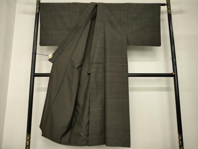平和屋着物●男性 本場結城紬 重要無形文化財 アンサンブル 80亀甲 総詰め 上代150万 井上商事 正絹 逸品 AABH9985ck