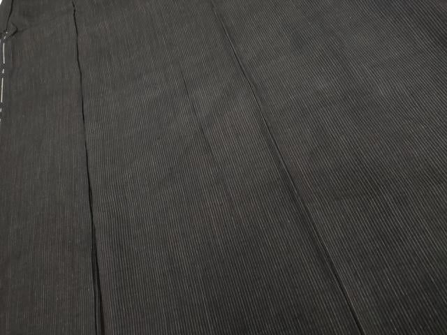 平和屋着物●男性 紬 縞 正絹 逸品 未使用 AABI0032cs