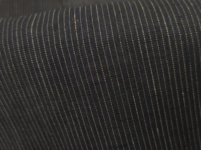 平和屋着物●男性 紬 縞 正絹 逸品 未使用 AABI0032cs