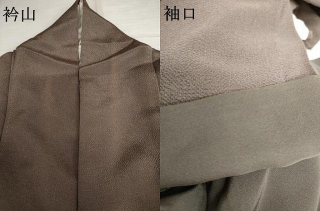 平和屋着物●訪問着 源氏香花文 金彩 鬼しぼ縮緬 正絹 逸品 AABI0050cs