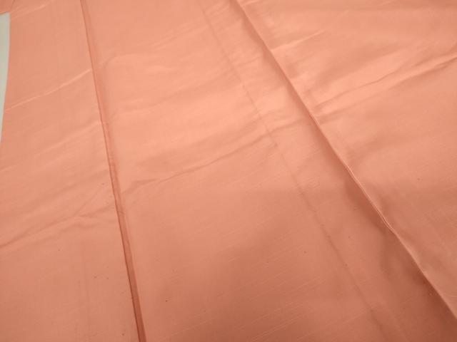 平和屋着物▽上質な紬 単衣 東雲色 正絹 逸品 AABI0087cs