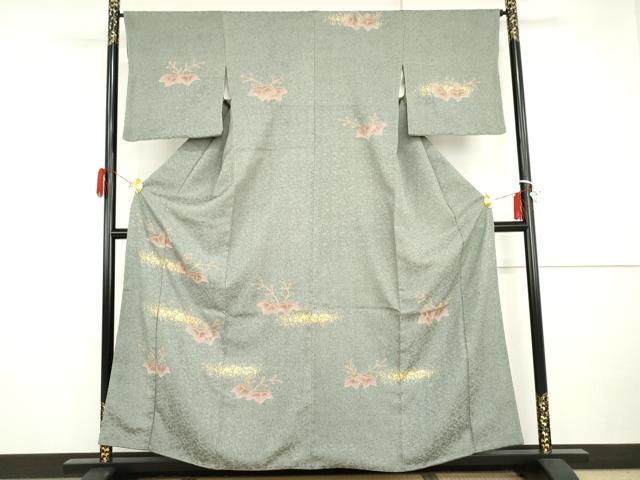 平和屋着物●訪問着 桐 金彩 伊勢丹扱い 正絹 逸品 AABI0103cs