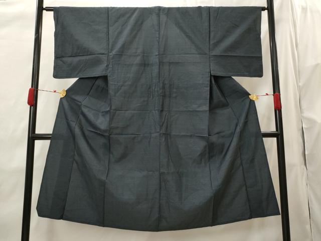 平和屋着物▽男性 本場大島紬 単衣 横縞 正絹 逸品 AABI0121st