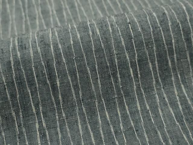 平和屋着物▽上質な紬 単衣 立涌文 正絹 逸品 AABI0188st