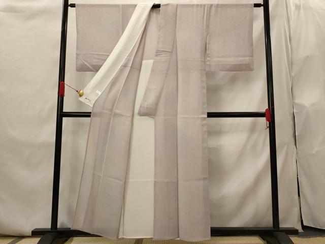 平和屋着物▽上質な小紋 単衣 草葉地紋 暈し染め やまと誂製 正絹 逸品 AABI0208st