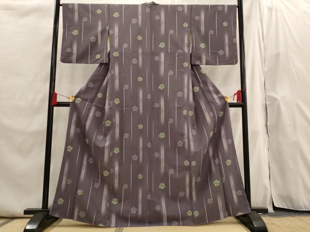 平和屋着物■小紋 舞花文 洗える着物 AABI0241st