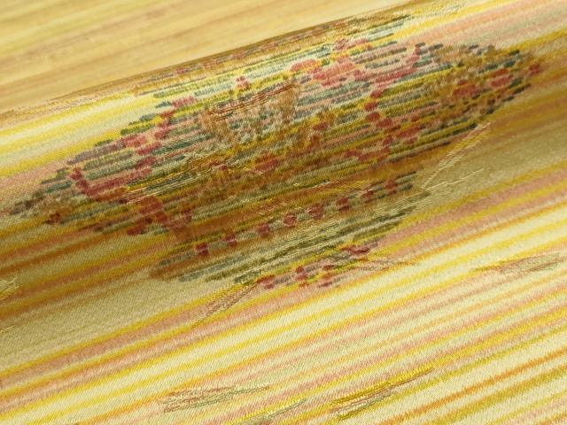 平和屋着物■上質な小紋 松皮菱文様 正絹 逸品 AABI0294st