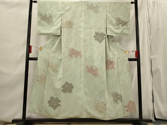 平和屋着物■上質な小紋　寿光織　乱菊　正絹　逸品　AABI0310st 平和屋着物□上質な小紋 寿光織 乱菊 正絹 逸品 AABI0310st