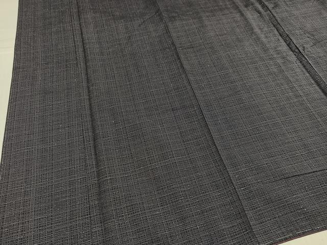 平和屋着物●上質な紬 格子 正絹 逸品 未使用 AABI0446ph