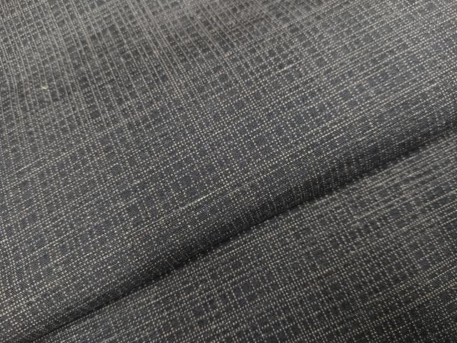 平和屋着物●上質な紬 格子 正絹 逸品 未使用 AABI0446ph