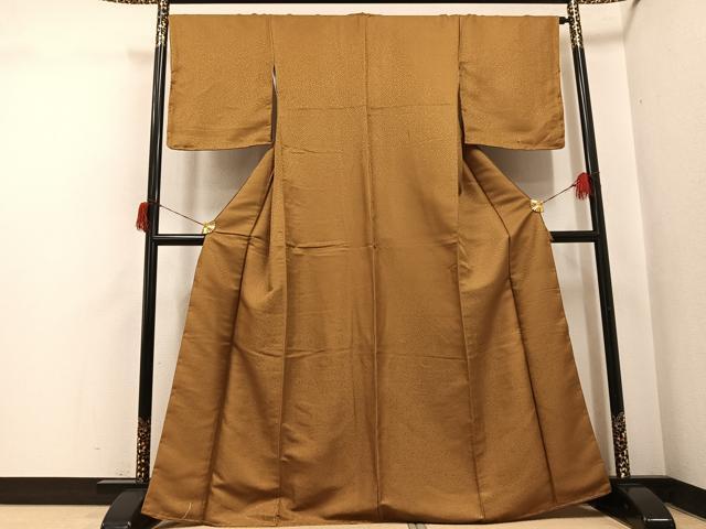 平和屋着物●色無地 丁字染色 洗える着物 未使用 AABI0451ph