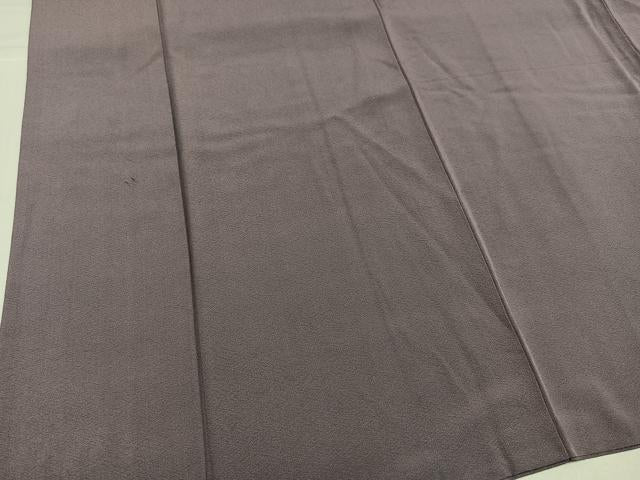 平和屋着物●上質な色無地 鳩羽鼠色 正絹 逸品 AABI0481ph