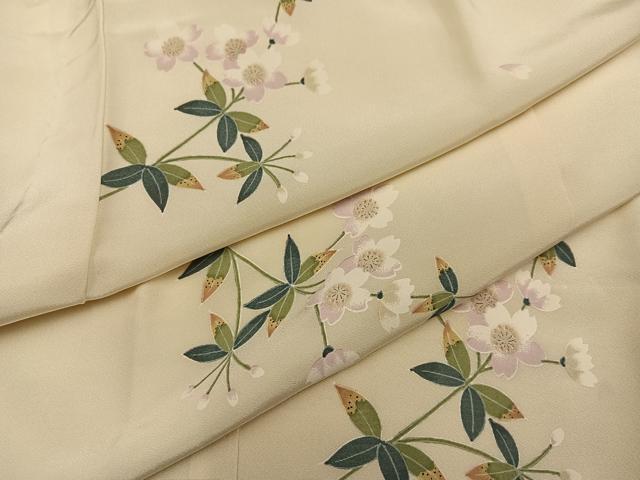 平和屋着物●長襦袢 無双仕立て 枝桜 やまと誂製 正絹 逸品 AABI0496ph