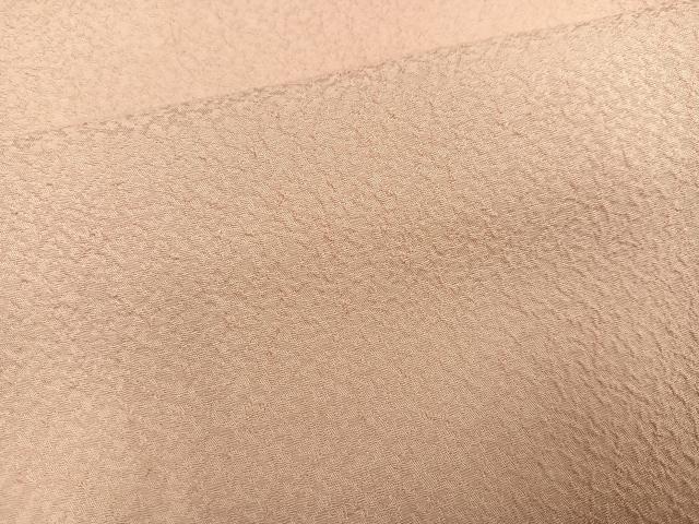 平和屋着物●上質な色無地 一斤染色 正絹 逸品 AABI0505ph