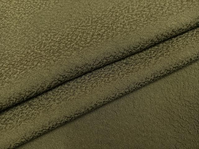 平和屋着物●上質な色無地 国防色 正絹 逸品 AABI0509ph