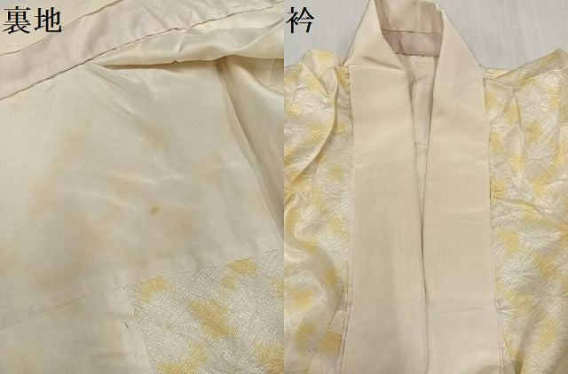 平和屋着物●長襦袢 無双仕立て 絞り 正絹 逸品 AABI0539ph