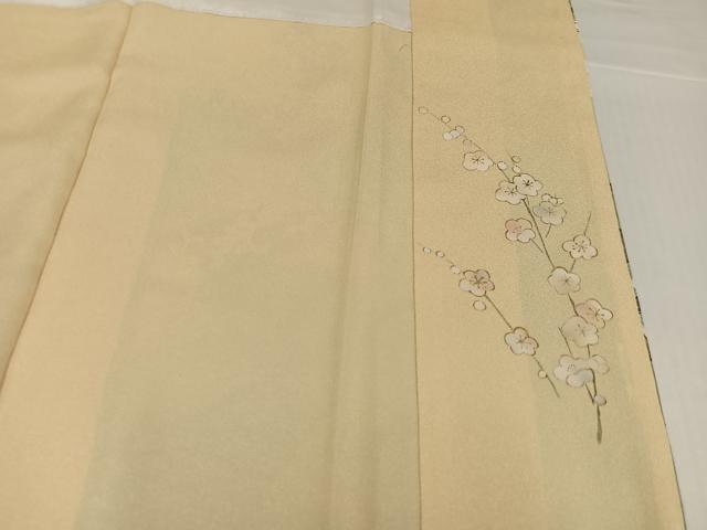 平和屋着物●訪問着 風景花唐草文 暈し染め 金銀彩 正絹 逸品 AABI0546ph