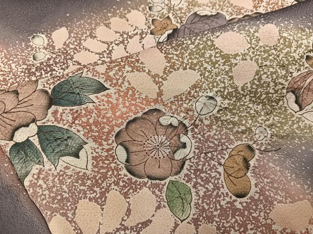 平和屋着物●訪問着 辻が花 暈し染め 正絹 逸品 AABI0568ph