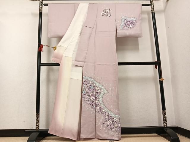 平和屋着物●訪問着 友禅 更紗文 正絹 逸品 AABI0576ph